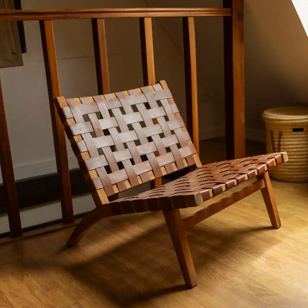 Leather Lounge Chair