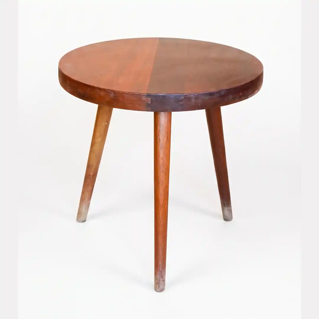 Low mahogany side table