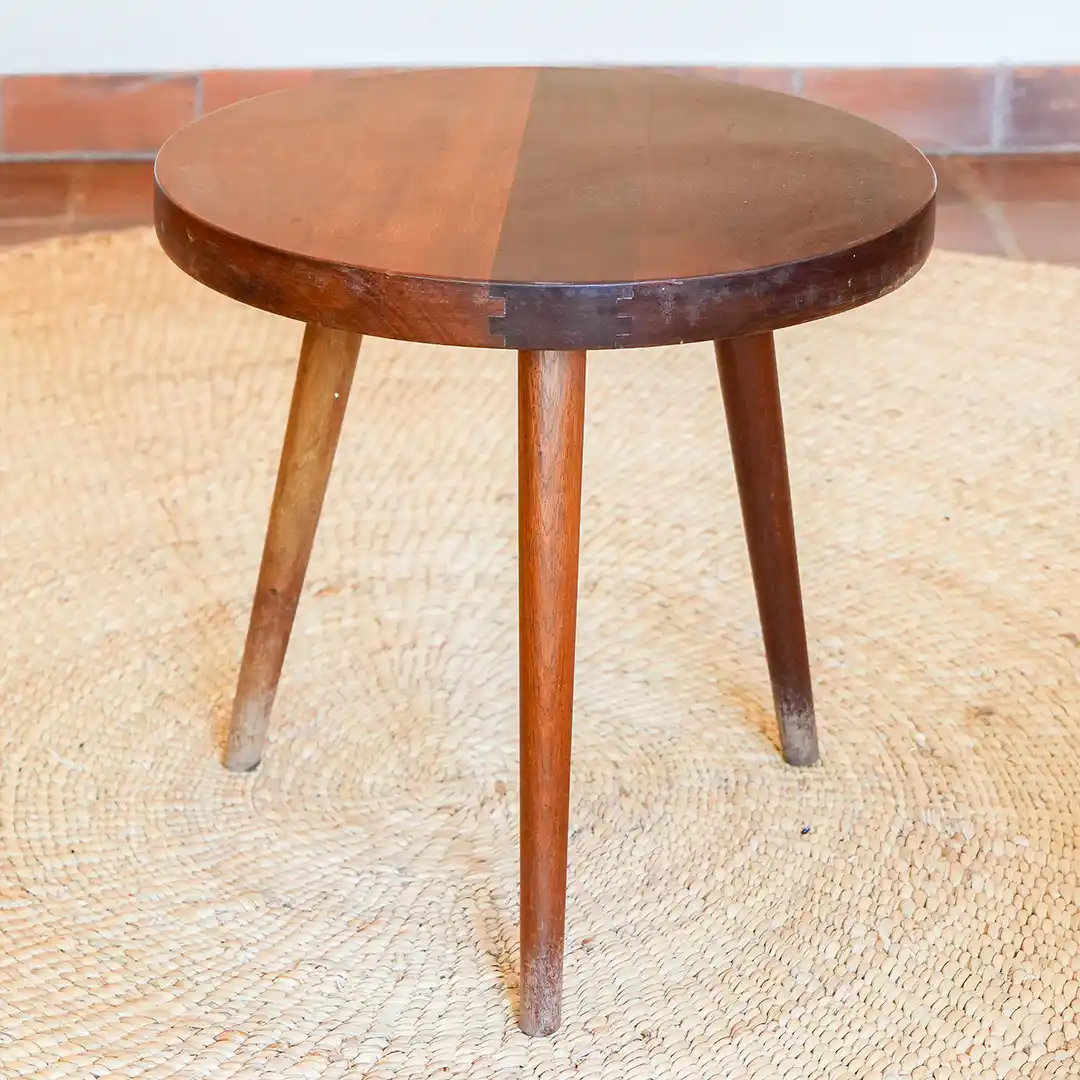 Low mahogany side table