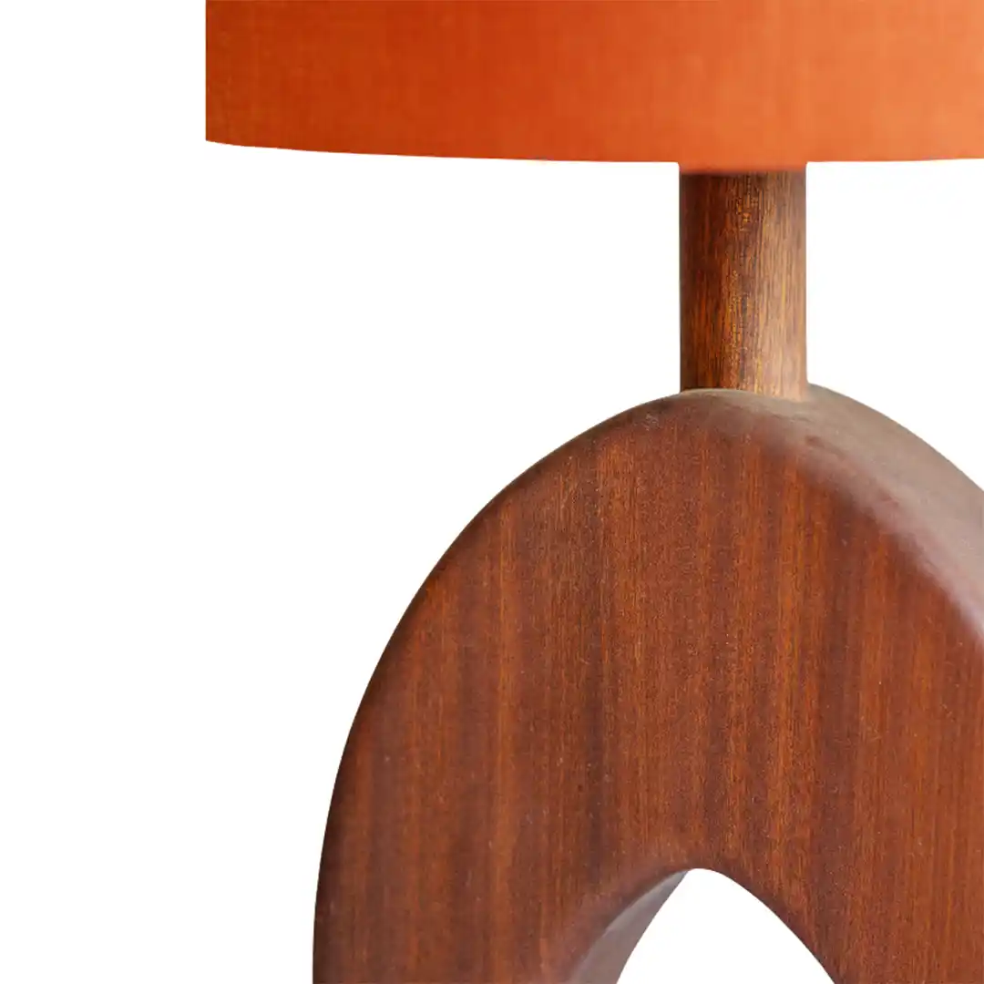 Mahogany Side Lamp