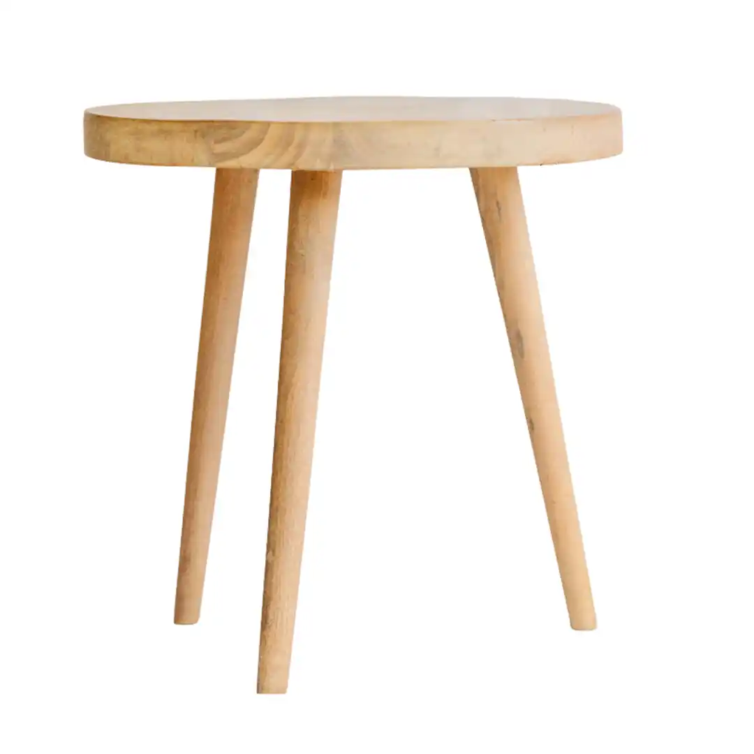 Round Coffee Table — Meru Oak