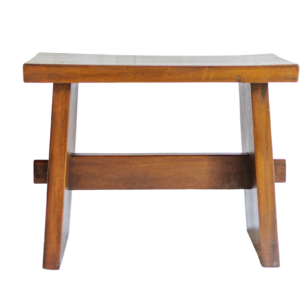 Low Mahogany Stool